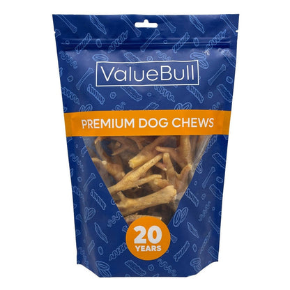 ValueBull Chicken Feet for Dogs, Large, 25 Count - Large - 25 Feet