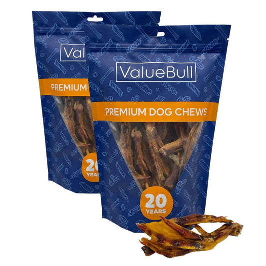 ValueBull Duck Feet for Dogs, 50 Count - Duck - 50 Feet