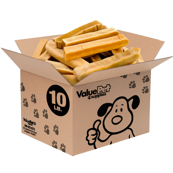 ValueBull Himalayan Yak Cheese Dog Chews, Extra Extra Large, 10 Pound Bulk Pack