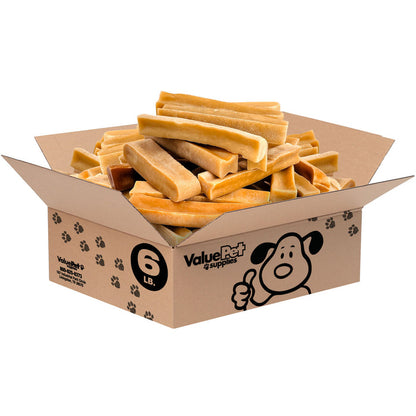 ValueBull Himalayan Yak Cheese Dog Chews, Large, 6 Pound Bulk Pack - Large - 6 LB