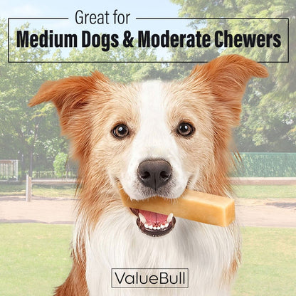 ValueBull Himalayan Yak Cheese Dog Chews, Medium, 10 Pound Bulk Pack - Medium - 10 LB
