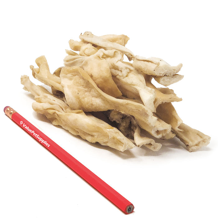 ValueBull Lamb Cheek Slices Dog Chews, Premium 5-6 Inch, 240 Count Bulk Pack - Lamb Cheek - 240 Slices