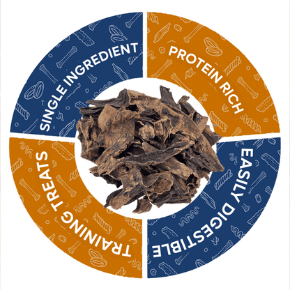 ValueBull Lamb Lung for Dogs, Varied Shapes and Sizes, 4 Pound - 4