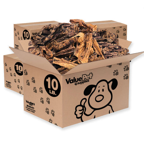 ValueBull Lamb Lung Sticks for Dogs, Premium 40 Pounds Wholesale Pack - Lung - 40 Pound