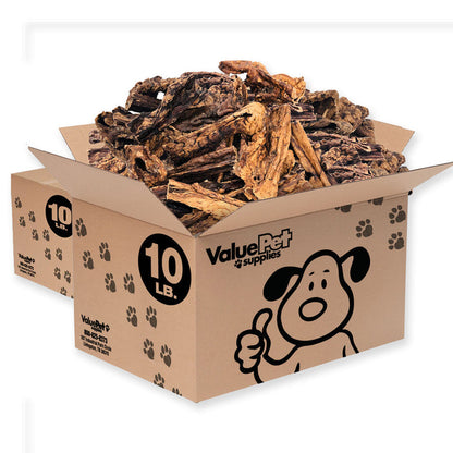 ValueBull Lamb Lung Sticks, Premium 20 Pounds Bulk Pack