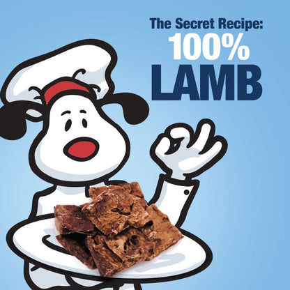 ValueBull Lamb Lung Wafers for Dogs, Premium 4 lb - Wafers - 4 Pound