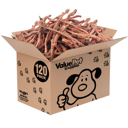 ValueBull Lamb Pizzle Sticks for Dogs, 120 Count Bulk Pack - Pizzles - 120 Sticks