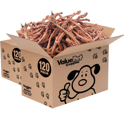 ValueBull Lamb Pizzle Sticks for Dogs, 240 Count Bulk Pack - Pizzles - 240 Sticks