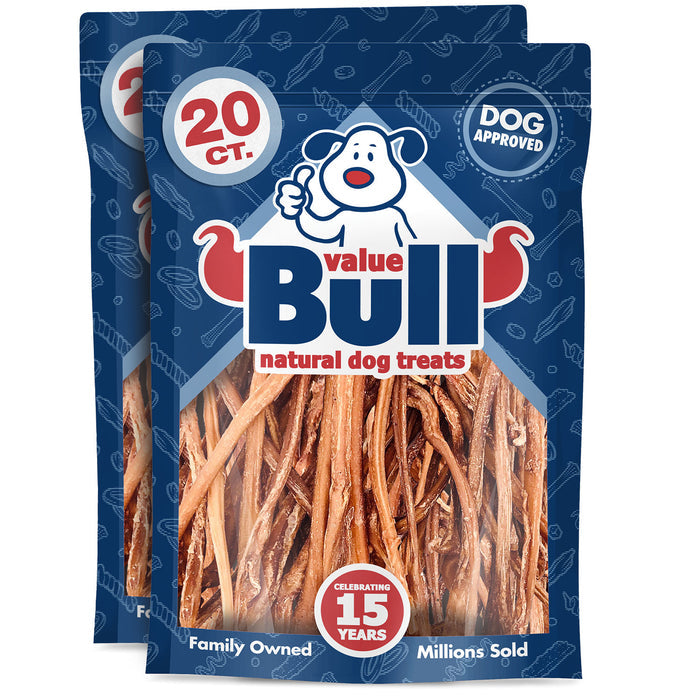 ValueBull Lamb Pizzle Sticks for Dogs, 40 Count - Pizzles - 40 Sticks