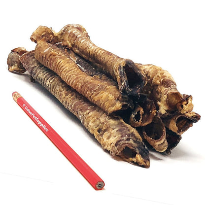 ValueBull Lamb Trachea for Dogs, Premium, 4-9 Inch, 10 Pound, Bulk Pack - ValuePetSupplies