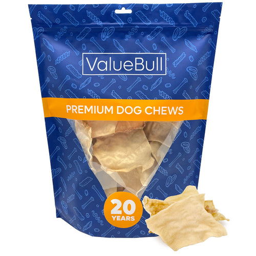 ValueBull USA Beef Collagen Chips Dog Chews, 50 Count - Natural - 50 Chips