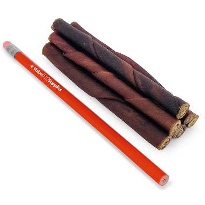 ValueBull USA Beef Collagen Twists Dog Chews, 5 Inch, 200 Count Bulk Pack - Twists - 200 Sticks