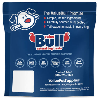 ValueBull USA Beef Lung Dog Chews, Sliced, 1 Pound - Lung - 1 Pound