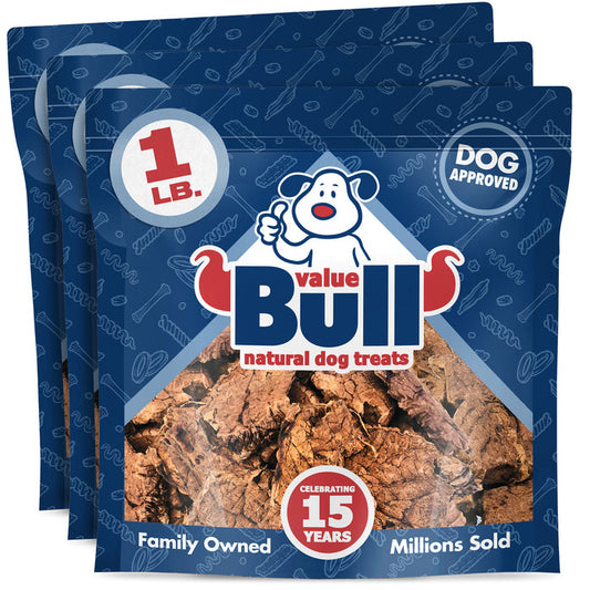 ValueBull USA Beef Lung Slices for Dogs, 3 Pounds - Lung - 3 Pound