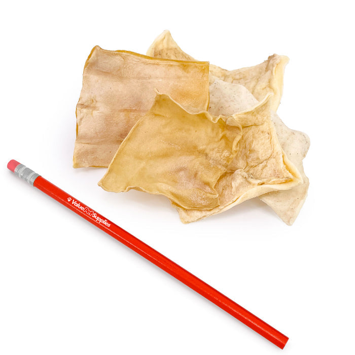 ValueBull USA Beef Rawhide Chips for Dogs, 10 Pound Bulk Pack - Natural - 10 Pound