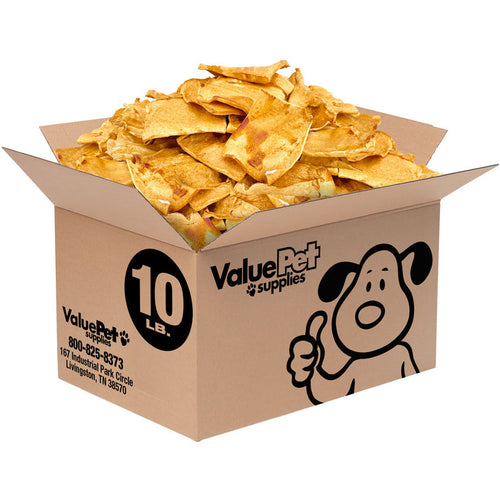 ValueBull USA Beef Rawhide Chips for Dogs, Chicken, 10 Pound Bulk Pack - Chicken - 10 Pound