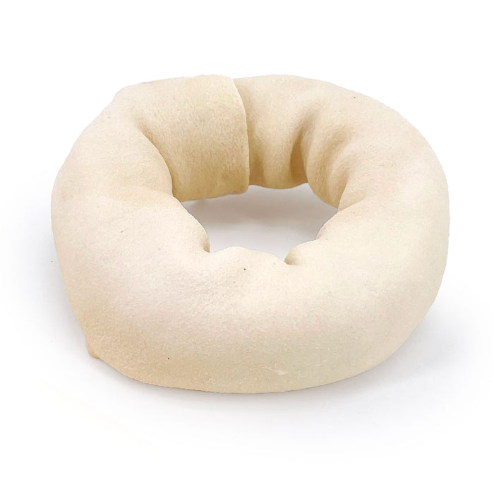 ValueBull USA Beef Rawhide Donut Ring Dog Chews, 10 Count - Donut - 10 Rings