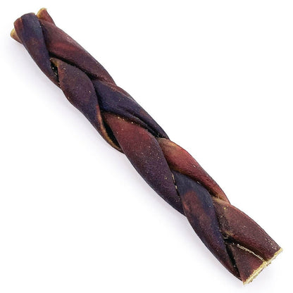 ValueBull USA Collagen Braid Beef Large Dog Chews, Medium 6 Inch 200 Count Wholesale Pack - Medium - 200 Braids