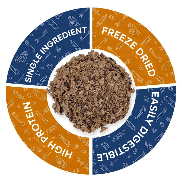 ValueBull USA Freeze Dried Beef Liver Food Topper for Dogs & Cats, 4 Pound - 4 - 4
