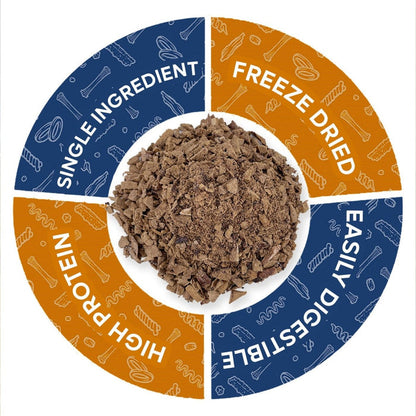 ValueBull USA Freeze Dried Beef Liver Food Topper for Dogs & Cats, 4 Pound - 4 - 4