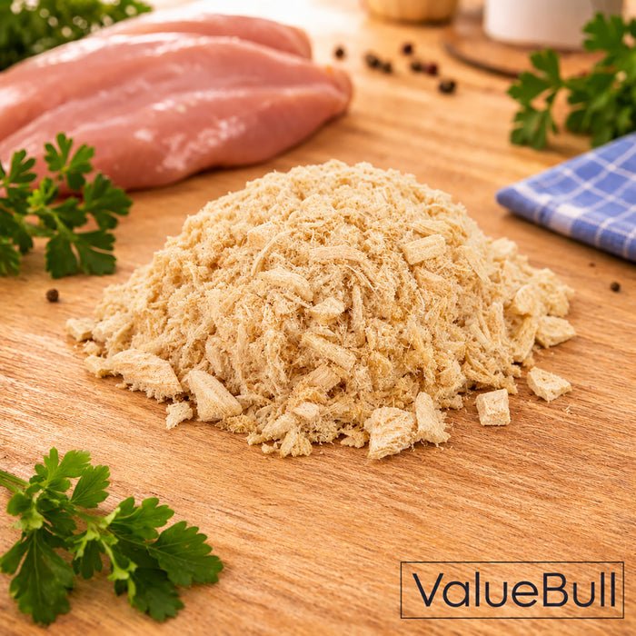 ValueBull USA Freeze Dried Chicken Breast Food Topper for Dogs & Cats, 2 Pound - 2