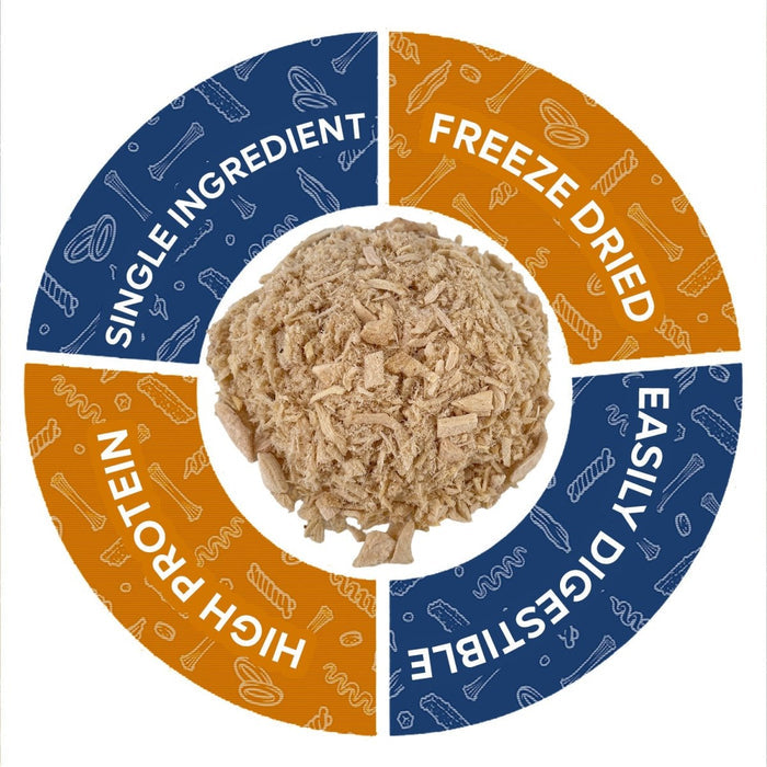 ValueBull USA Freeze Dried Chicken Breast Food Topper for Dogs & Cats, 4 Pound - 4