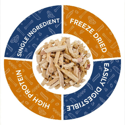 ValueBull USA Freeze Dried Chicken Breast for Dogs & Cats, 4 Pound - ValuePetSupplies