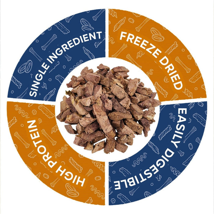 ValueBull USA Freeze Dried Chicken Liver for Dogs & Cats, 4 Pound - Liver - 4 Pound