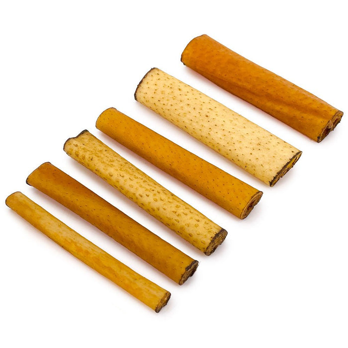 ValueBull USA Pork Hide Retriever Rolls for Dogs, 4 Inch Pig Skin Chews, 50 Count - ValuePetSupplies