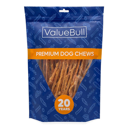 ValueBull USA Turkey Tendons Dog Treats, 1 Pound
