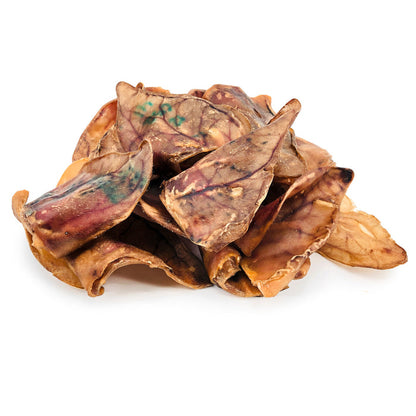 ValueBull Whole Pig Ears for Dogs, 100% Pork Chews, 25 Count Bulk Pack - Pork - 25 Ears