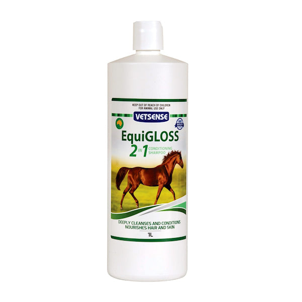 VETSENSE EQUIGLOSS 2-IN-1 1L