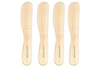 4 piece hard maple butter spreader set -Earlywood